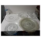 Serving Platters, Candy Dish And Bowl