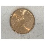 2000 P Frosty Uncirculated Indian $1 Coin
