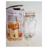 Lancaster Gallon Size Glass Beverage Dispenser