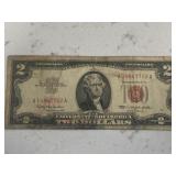 1963 Red Seal $2 Bill