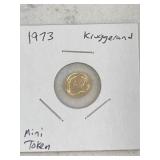 1973 Kruggerand S Africa Mini Token