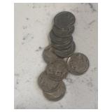 Lot of Assorted Date Buffalo Nickels