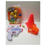 Water Sprinkler,  Squirt Gun, Cones, Kicking Tee