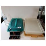 Tupperware And Nail Kit