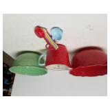 Pioneer Woman Bowls, Measuring Cup, Spoons