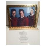 Autographed Print Of William Shatner & Leonard