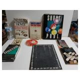 Assorted Books, Chalkboard VHS Tape And More