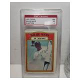 1972 Topps Willie Mays Graded Baseball Card