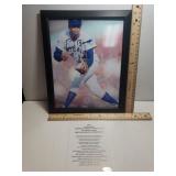 Autographed Print Of Ernie Banks W/COA - 8"×10"