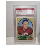 1970 Topps Len Dawson Graded Football Card