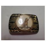 Vintage Golden Retriever Belt Buckle
