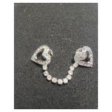 Vintage Rhinestone Collar Scarf Pin