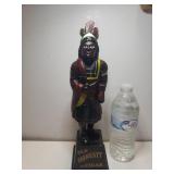 Cast Iron Indian Old Honesty 5 Cent Cigar Bank