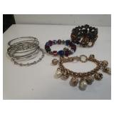 Variety Of Costume Jewelry Bracelets