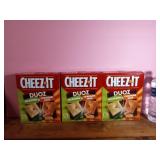 NEW 3 Boxes of Cheez-It Duoz Jalapeno & Cheddar