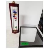 Galileo Thermometer,  Mirror