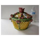 Made In Italy, Capodimonte Like Covered Dish