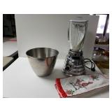 Vintage Osterizer Blender, Silver And Stainless