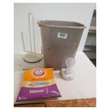 Trashcan,  Paper Towel Holder & Other Items