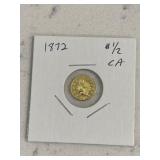 1872 $1/2 CA Gold Token