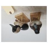 Pair Of Bufflehead Duck Decoy, Dated 1987
