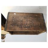 Phillips Bros. Antique Soda Box