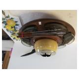 Fondue Serving Tray, Decorative Lemon Wall Board