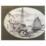 John Moll Print "Shucking House"