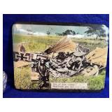 Enamel WW2 Picture of American Pilot, " One Time