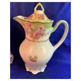 Ornate Floral Chocolate Pot