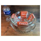 Brand New Three Bowl Pyrex Nesting Set & Pie Dish