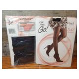 2 pair - NEW - Day Sheer black, size B, panty