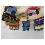 Assorted Toy Railroad Cars