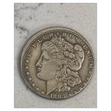 1883 O Off Center Morgan Hobo Silver Dollar Token
