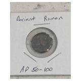 Rare Ancient Roman Coin Depicting Female Ruler