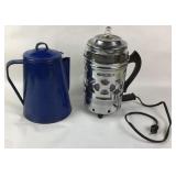 4man Coffee Maid Maker Vtg, Chromium on Brass