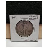 1942 Walking Liberty Half Dollar