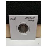 1898 Barber Dime