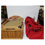 Skyway Duffle Bag, Decorative Box And Table