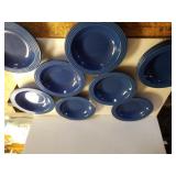 Blue Emile Henry France Bowls