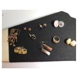Lot Of Costume Jewelry Earrings