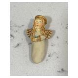 Figural Angel Pendant Designer Signed