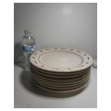 (8) Longaberger Red Woven Traditions 10-inch