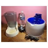 Cat/Dog Food & Electric Water Dispensers