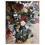 Decorative Faux Flowers Arrangement