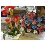 Decorative Faux Flowers Arrangements