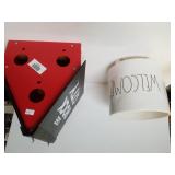 Plastic Birdhouse, Welcome Planter