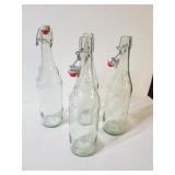 Geyer Freres Glass Bottles With Flip Top