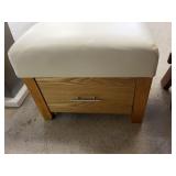 Ottoman With Storage Drawer