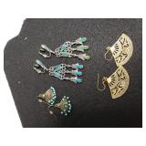 (3) Pair Ladies Fashion Earrings